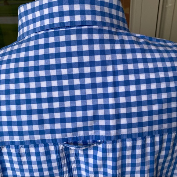 EUC Club Room Men’s gingham/ plaid button down shirt - Picture 7 of 16